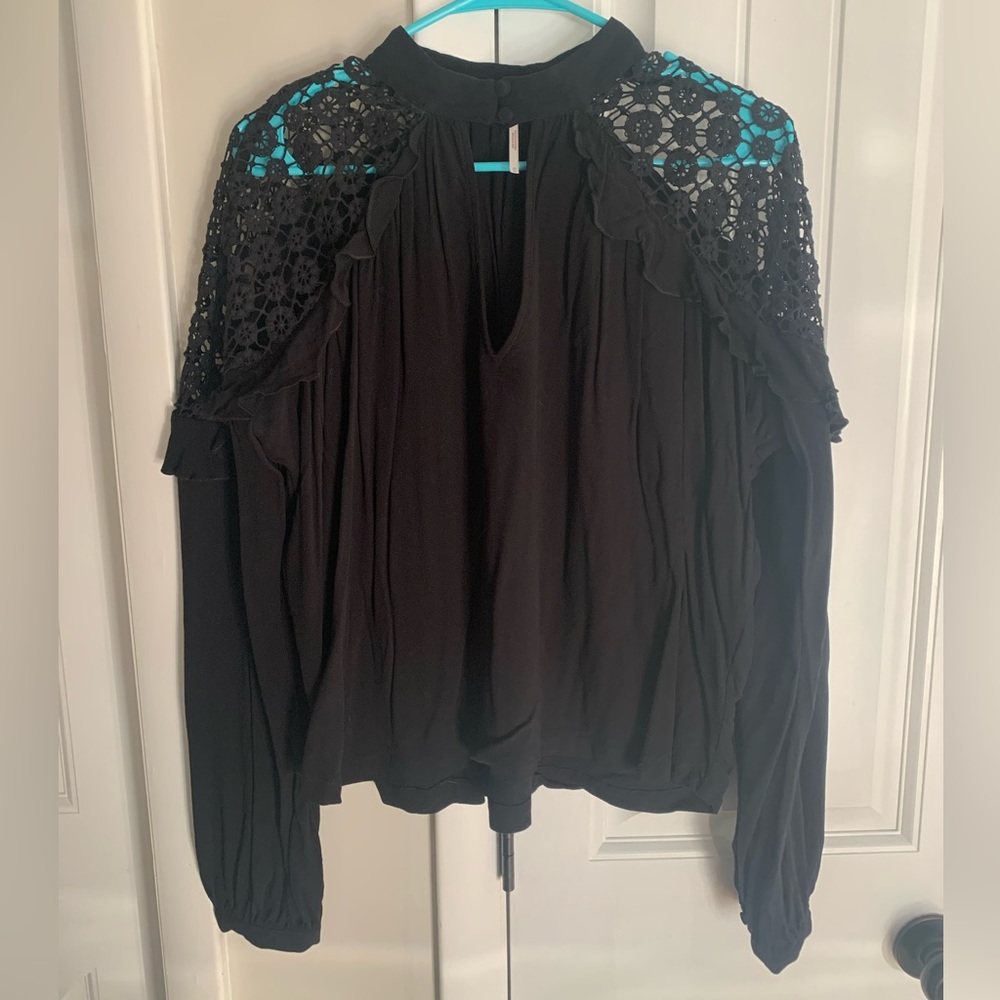 Free People Black Top